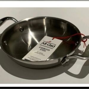 1 pc brand new All-clad stainless steel 6" MINI gratin pan